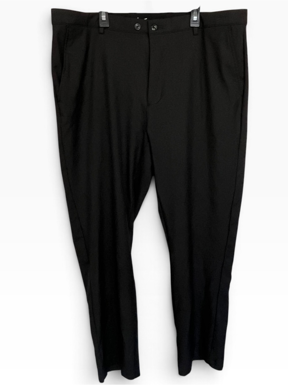 Greg Norman | Men's Black Stretch Golf Pants 38X30 Performance Flat Front